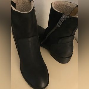 Dolce Vita women black leather biker boots US 11 Euro 42